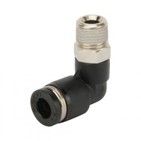 1/2" BSPT Elbow Pneumatic Push-in Fitting Male to Tube