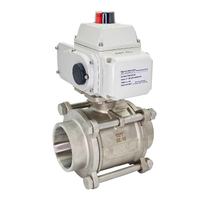 2 1⁄2” - 3" BSP SS304 Electric Actuated Ball Valve with Manul Override, Feedback & Visual Indicator