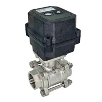 1/2 - 2” BSP SS304 Fast Acting Electric Actuated Ball Valve with Manual Override & Feedback