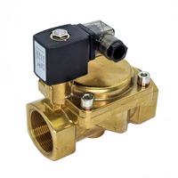 1 1⁄2” BSP Brass Solenoid Valve with 24V DC 2 Way Normally Closed 0.7~16 Bar 24V DC NBR