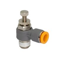 Elbow Speed Controller Push-in Fitting Male to Tube