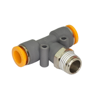 Branch Tee Push-in Fitting Male to Tube