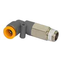 Extended Elbow Push-in Fitting Male to Tube