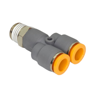 Branch Y Push-in Fitting Male to Tube