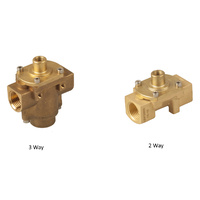 GEM-E | Brass External Pilot Operated 2W, 3W NO