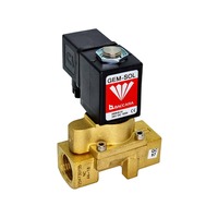 1/2" BSPP Brass Solenoid Valve with 24V AC / DC | 2W NC GEM-S Dedicated AC & DC