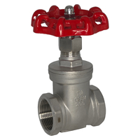 1/4" - 2" BSPP Stainless Steel 316 Non Rising Stem Gate Valve 200 PSI / PN16