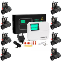 Irrigation Kit (8 x G75-S 2WNC 1" BSPT 24V AC Solenoid Valve + 1 x Smart 8 Station Wi-Fi Controller)