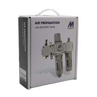MACP | Filter Regulator & Lubricator Combination Unit with Shutoff Valve