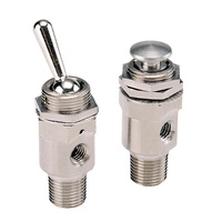 1/8" BSP 3/2 Pilot 2 Way Normally Closed Pneumatic Toggle Switch |  MVHA-3