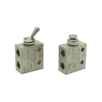 1/8" BSP 3/2 Pilot 2 Way Normally Closed Pneumatic Toggle Switch |  MVHA-31