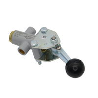Brass Hand Lever Detent Pneumatic Valve Heavy Duty