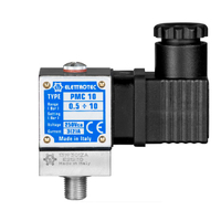 PMC | Anodised Aluminium Adjustable Pressure Switch with SPDT Contacts 1/8" - 1/4" BSP