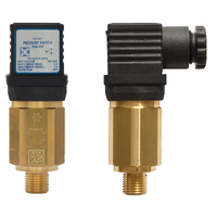 PSM / PSP | Brass Adjustable Pressure Switch SPDT Contacts & Adjustable Hysteresis 1/8" - 1/4" BSPT